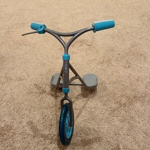 American Girl Doll Gray and Blue Scooter